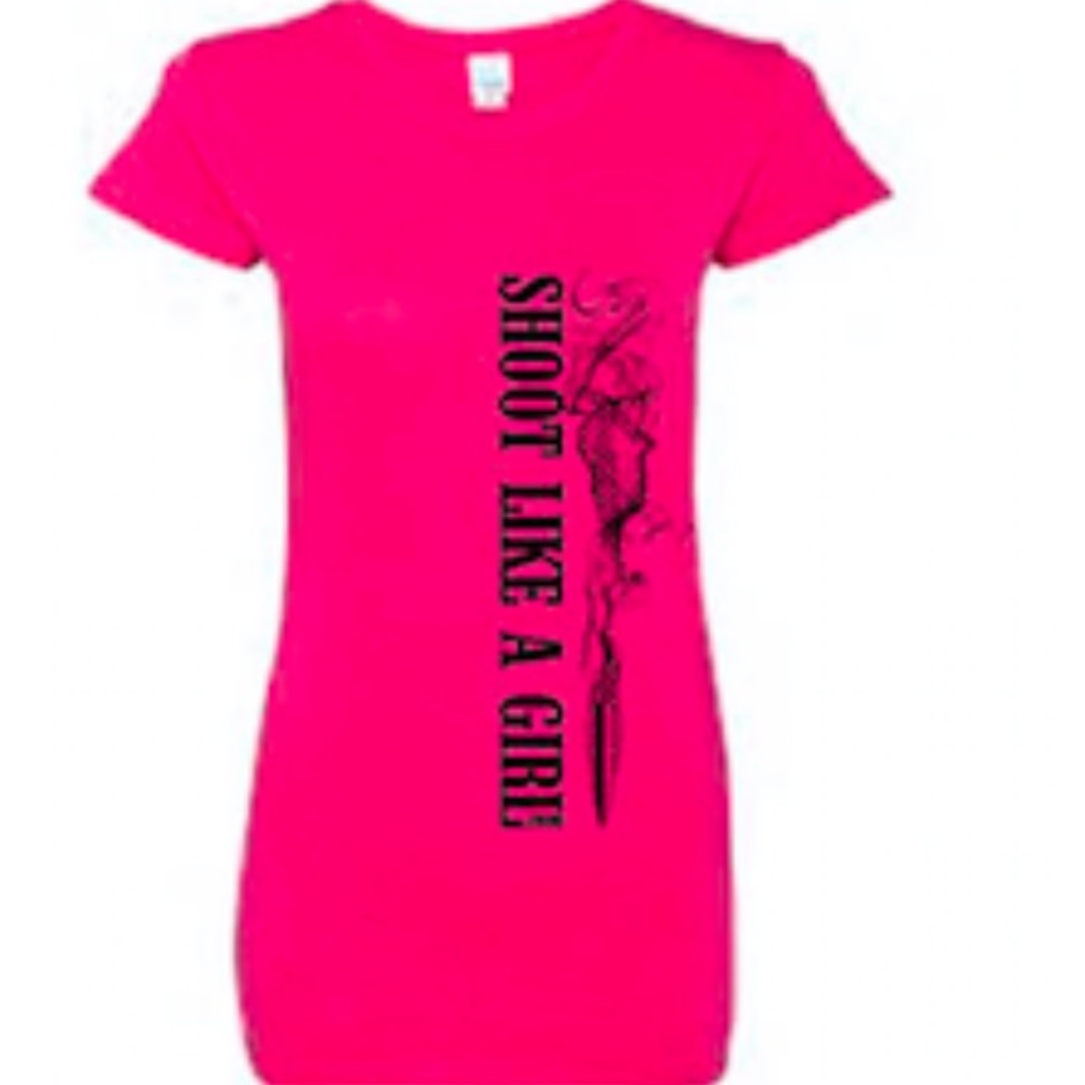 Shoot like a girl shirts